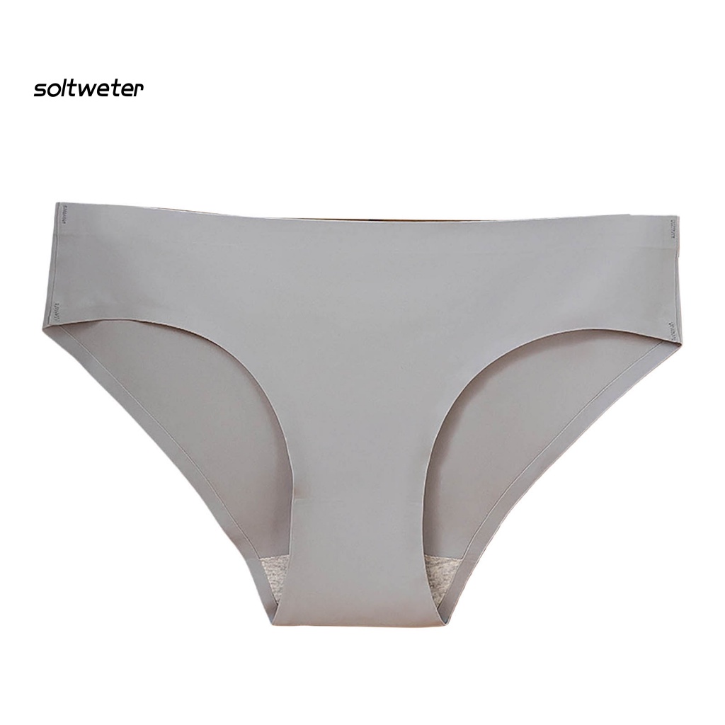 Quần Lót Lụa Lạnh Không Đường May Độ Co Giãn Cao Mịn Màng Nâng Hông Đơn Giản Dành Cho Bạn