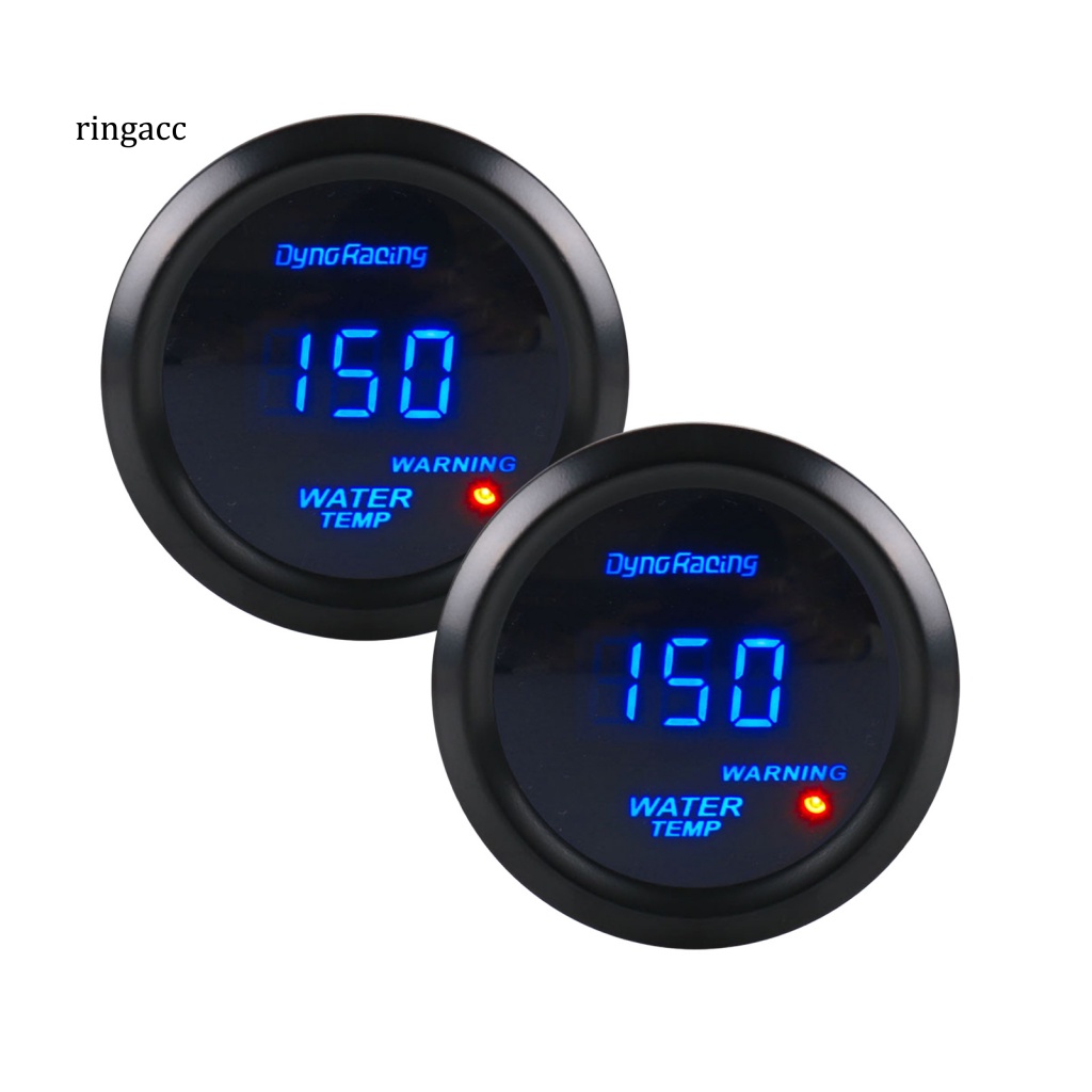 Đồng Hồ Đo Nhiệt Độ Nước Kỹ Thuật Số 52mm Kèm Cảm Biến Cho Xi Lanh 12V 4 / 6 / 8