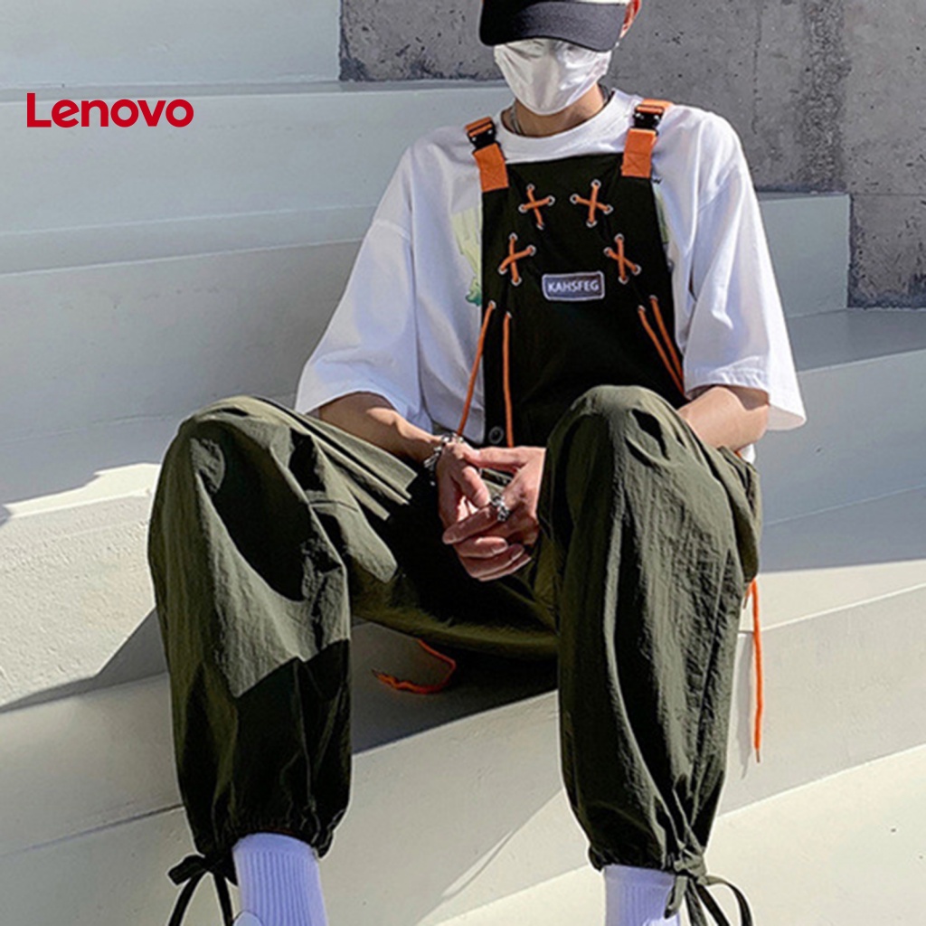 Quần Yếm Dáng Rộng Không Tay Màu Sắc Đơn Giản Cho Nam