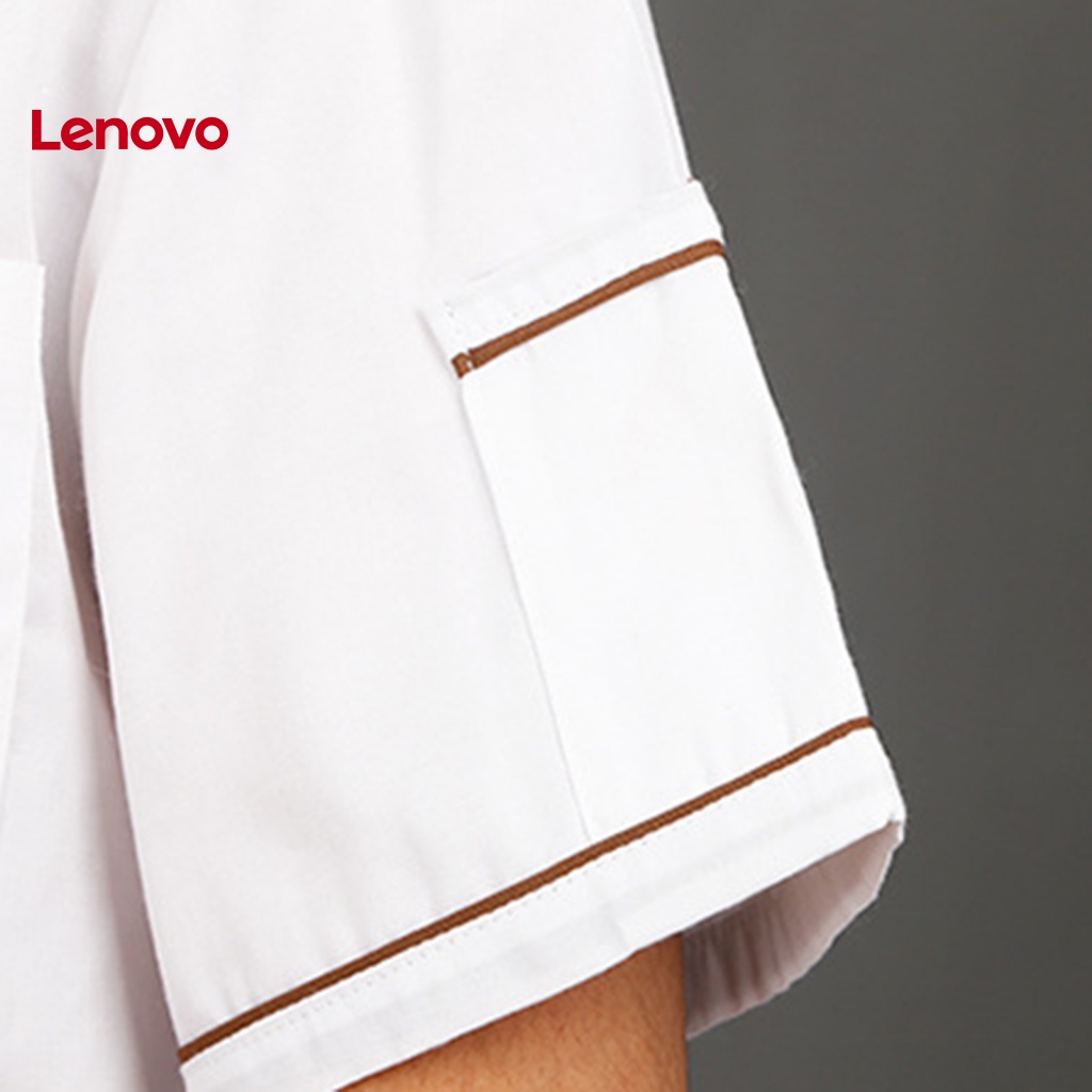 Áo Đầu Bếp Ngắn Tay Cổ Đứng Trọng Lượng Nhẹ Thoải Mái Họa Tiết Hoa Hướng Dương Dễ Giặt