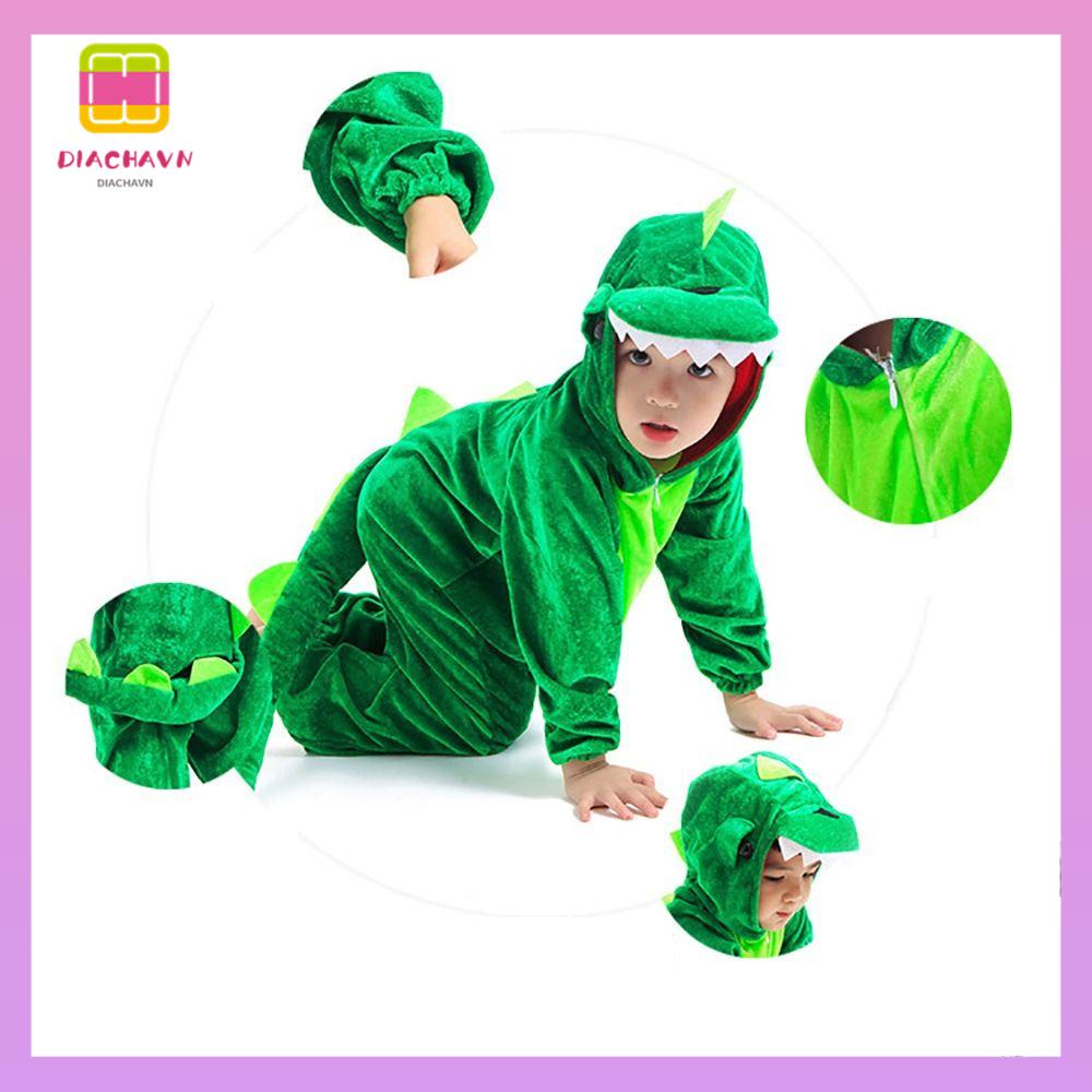 DIACHAVN Đầm Hóa Trang Khủng Long Nhiều Kích Cỡ Dễ Thương Cho Bé