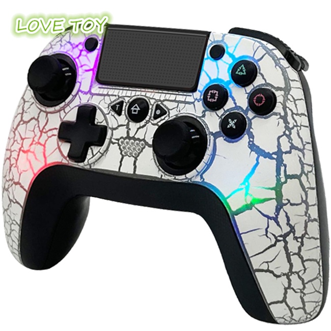 Tay Cầm Chơi Game Bluetooth Nkodok Tương Thích Với Ps4 Có Đèn Rgb