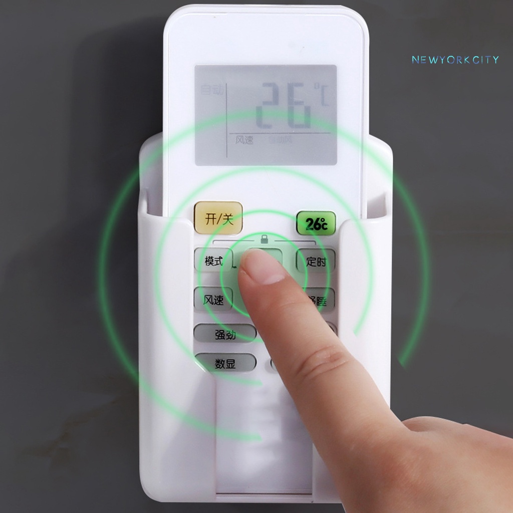 Hộp Sạc Gắn Tường Bằng Nhựa Tự Dính Không Cần Khoan Tiện Dụng