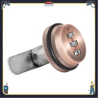 Lorrtta 2 chiếc hợp kim kẽm mật khẩu cơ học Mã 3 chữ số Khóa tủ hộp thư