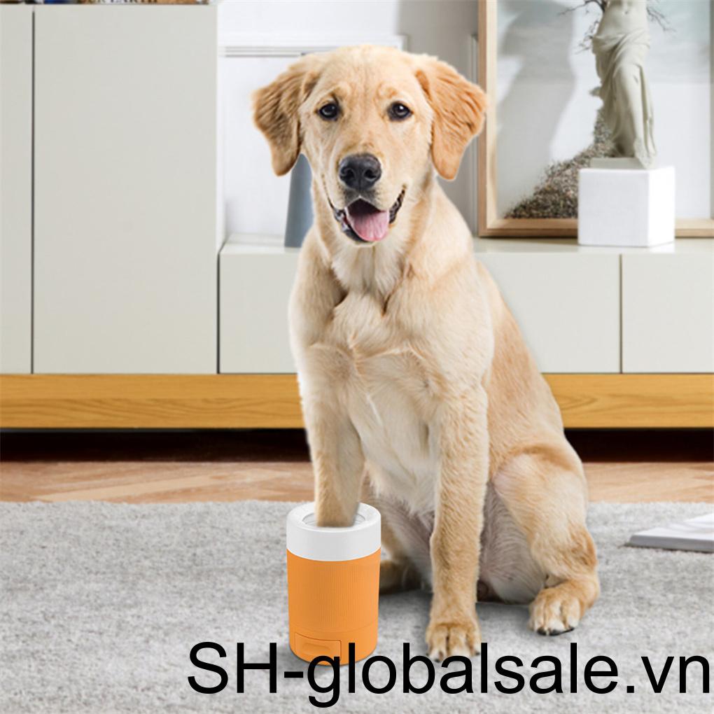 Cốc Mềm Tự Động Rửa Chân Thú Cưng Tiện Dụng