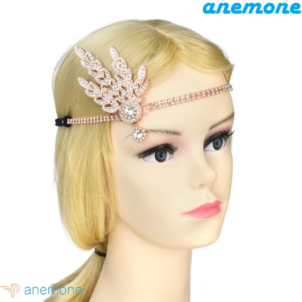 ANEMONE Cài Tóc Đính Đá Lấp Lánh Phong Cách Hàn Quốc Cho Cô Dâu