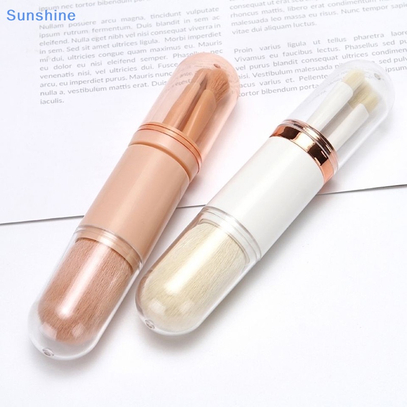 Set Cọ Trang Điểm Mắt Mini 4 Trong 1 Tiện Dụng