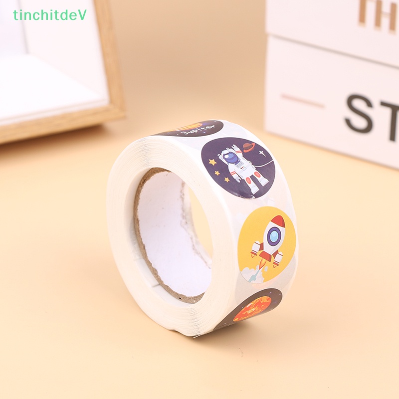 Sticker Dán Khen Thưởng Hình Hành Tinh Không Gian 2.5cm Dành Cho Trẻ Em