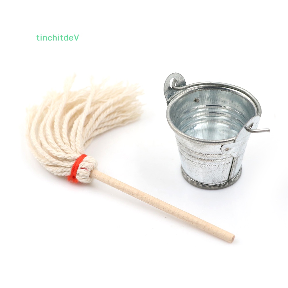 [TinchitdeV] Xô Lau Nhà Bếp Nhà Búp Bê 1 / 12