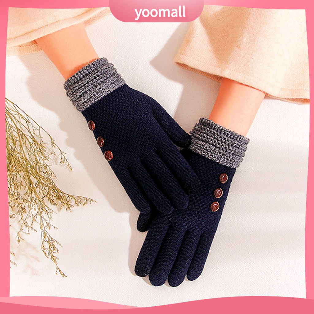 1 Cặp Vỏ Bọc Bảo Vệ Ngón Tay Màn Hình Cảm Ứng Phối Màu Độc Đáo Thời Trang Cho Nữ