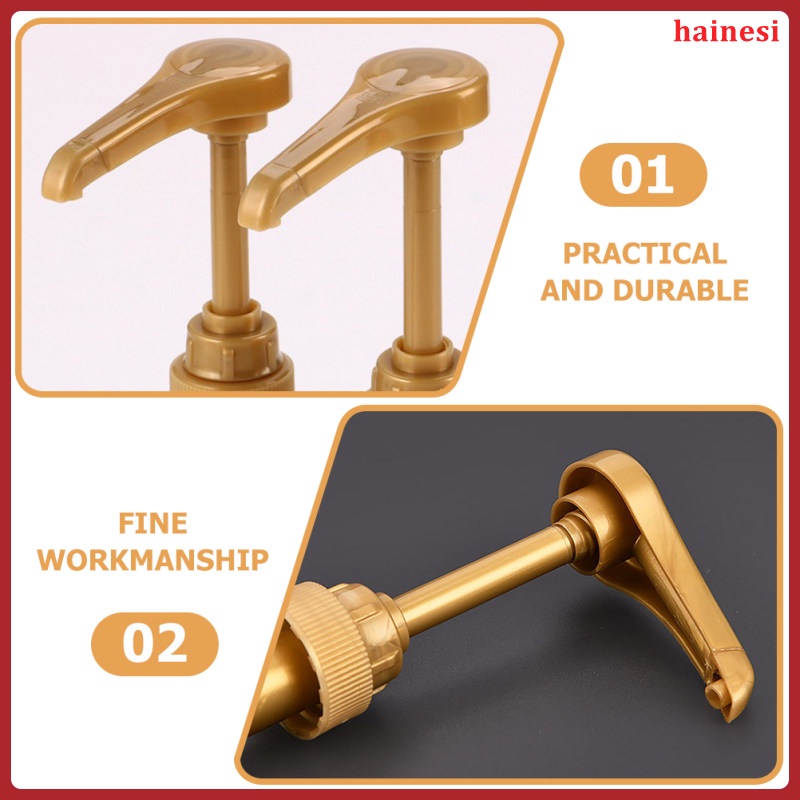 Set 4 Vòi Bơm Cà Phê / Dầu Gội / Nước Sốt Đa Năng Tiện Dụng