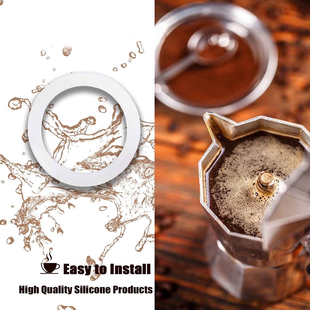 Vòng Niêm Phong Bằng Silicon Mềm Không Độc Hại Màu Trắng Chất Liệu Inox