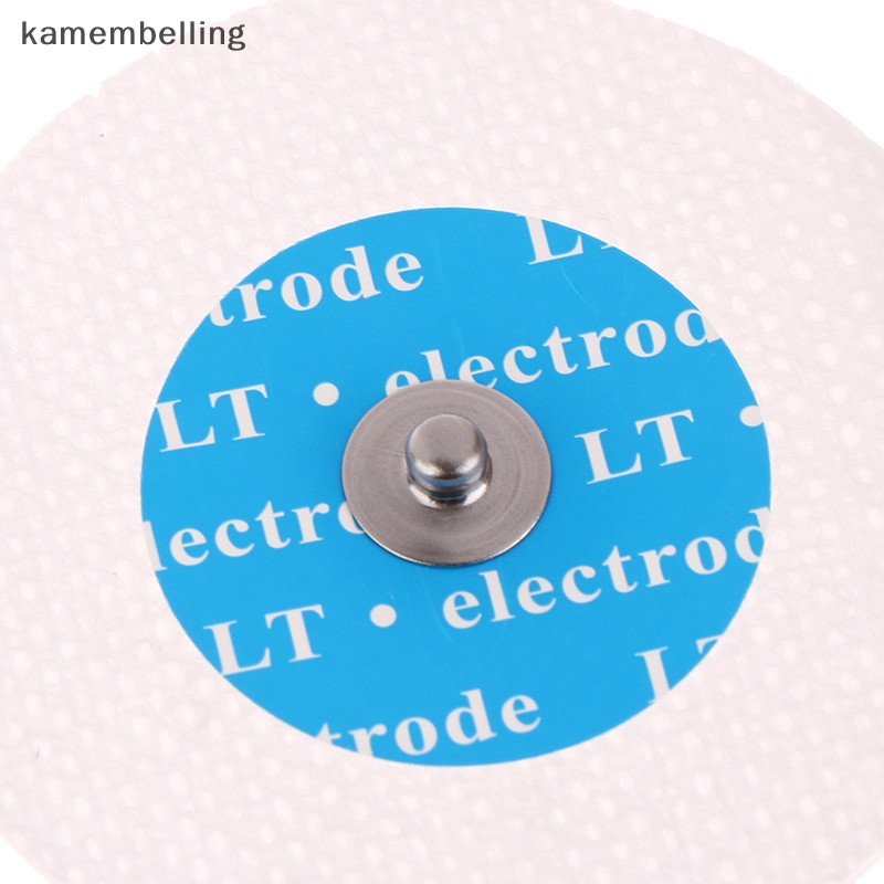 Kamembelling Bộ 50 Miếng Dán Điện Cực ECG Bằng Vải Không Dệt Sử Dụng Một Lần
