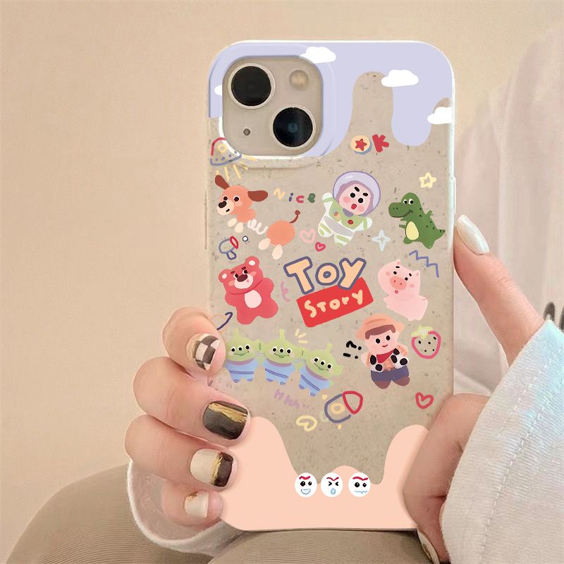 Ốp Điện Thoại Mềm Chống Sốc In Hình Động Vật Nhỏ Đơn Giản Cho Iphone 14Pro 8 12 13max11 7 S77F