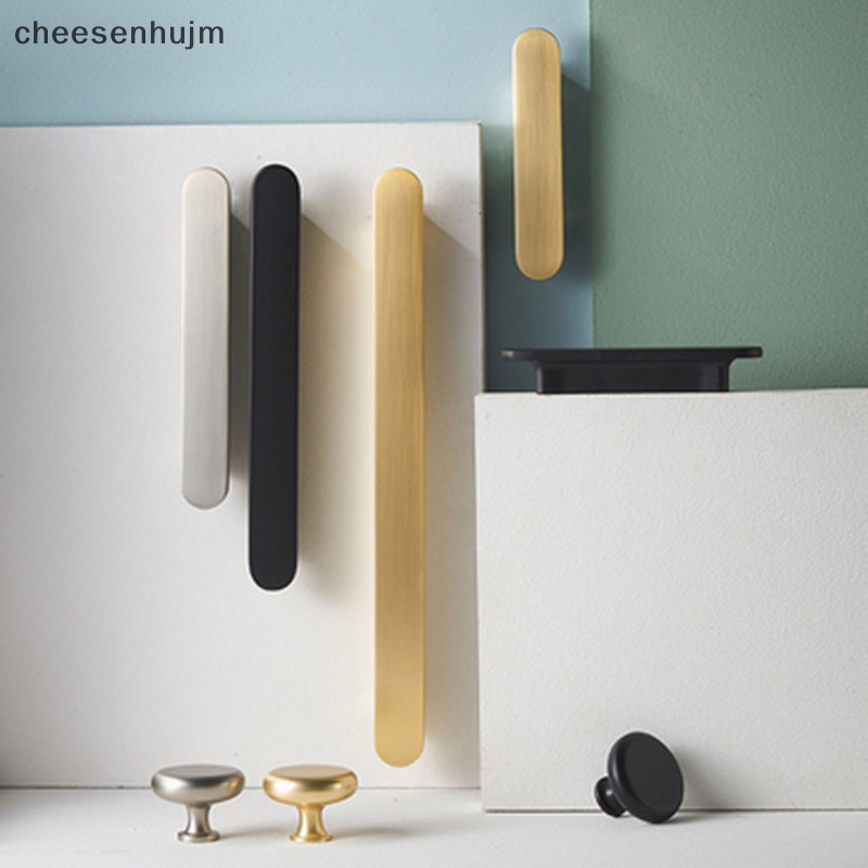 Tay Nắm Ngăn Kéo Tủ Màu Trơn Hình Chữ Nhật Tiện Dụng