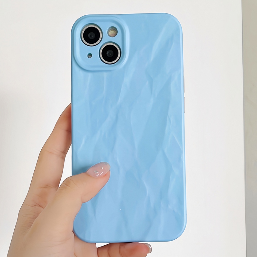 Ốp Điện Thoại TPU Dẻo Họa Tiết Bầu Trời Xanh Đơn Giản Thời Trang Cho IPhone 11 12 13 14 Pro Max