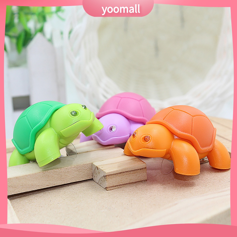 Móc Khóa Hình Rùa Có Đèn LED Và Giá Đỡ Treo Túi Xách Sáng Tạo