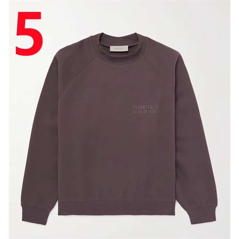 Bán chạy nhất ess545ntials nam và nữ áo nỉ họa tiết chữ và số in áo dài tay cộng với kích thước áo chui đầu unisex