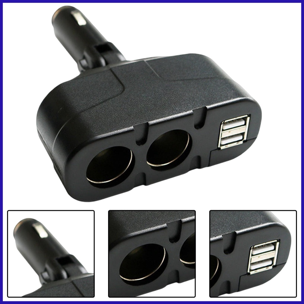 Tẩu Sạc Nhanh Hai Cổng USB Cho Điện Thoại Thông Minh Trên Xe Hơi