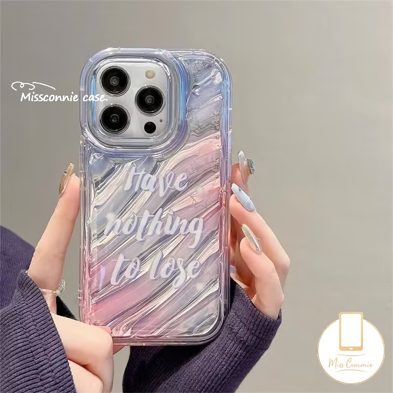 Ốp Điện Thoại Mềm Màu Gradient In Chữ Tiếng Anh / Ngôi Sao 3D IPhone 7Plus XR 11 13 14 12 Pro MAX 7 8 6 6S Plus X XS MAX SE 2020