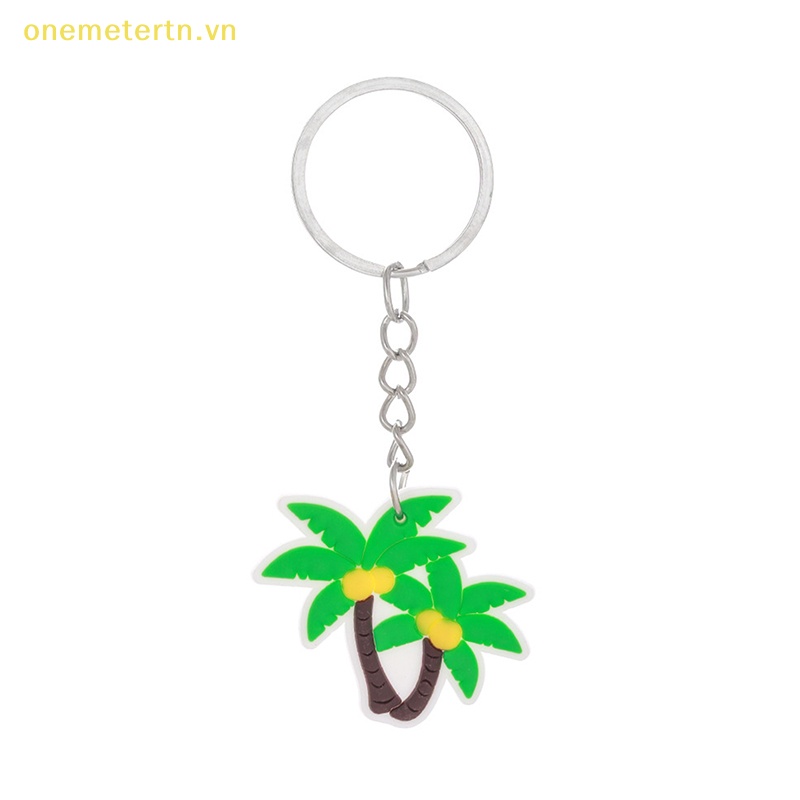 Onemetertn Móc Chìa Khóa Bằng Pvc Mềm Phong Cách Hawaiian Cho Nữ
