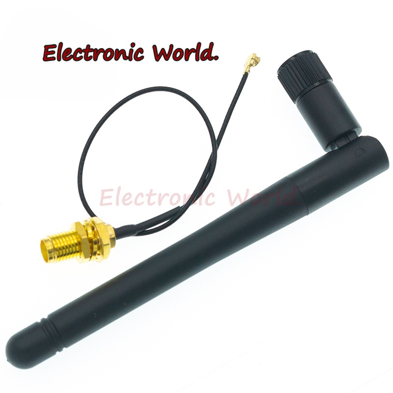 Ăng Ten RP-SMA 2.4GHz 3dBi WiFi 2.4g Không Dây ChấT LượNg Cao