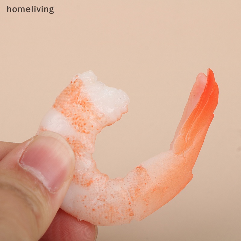 Bộ 5 Mô Hình Tôm Giả Bằng PVC Dùng Trang Trí