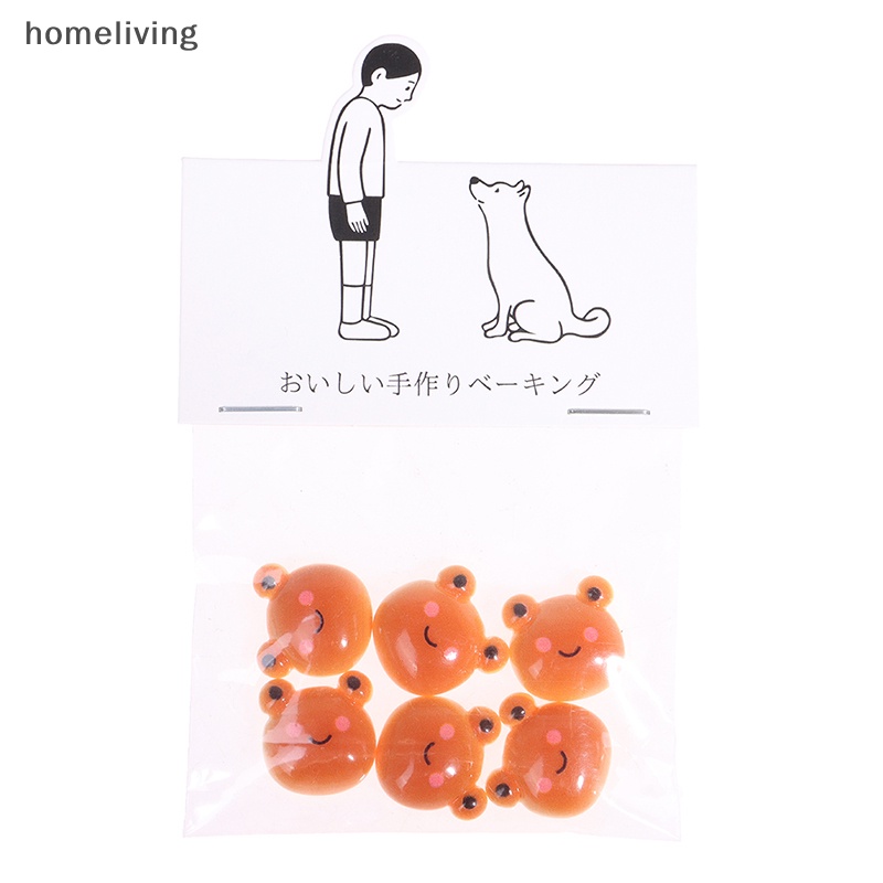 Set 6 Mô Hình Bánh Mì Tỉ Lệ 1: 12 Dùng Để Trang Trí Nhà Búp Bê