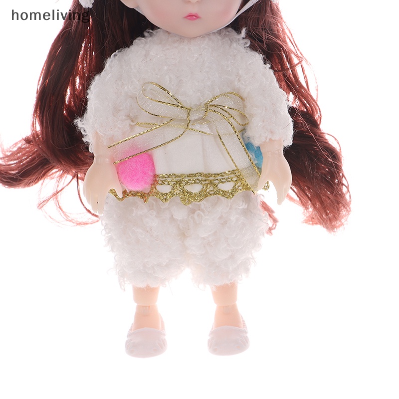 Búp Bê Mini 17cm Có Khớp Chuyển Động Xinh Xắn