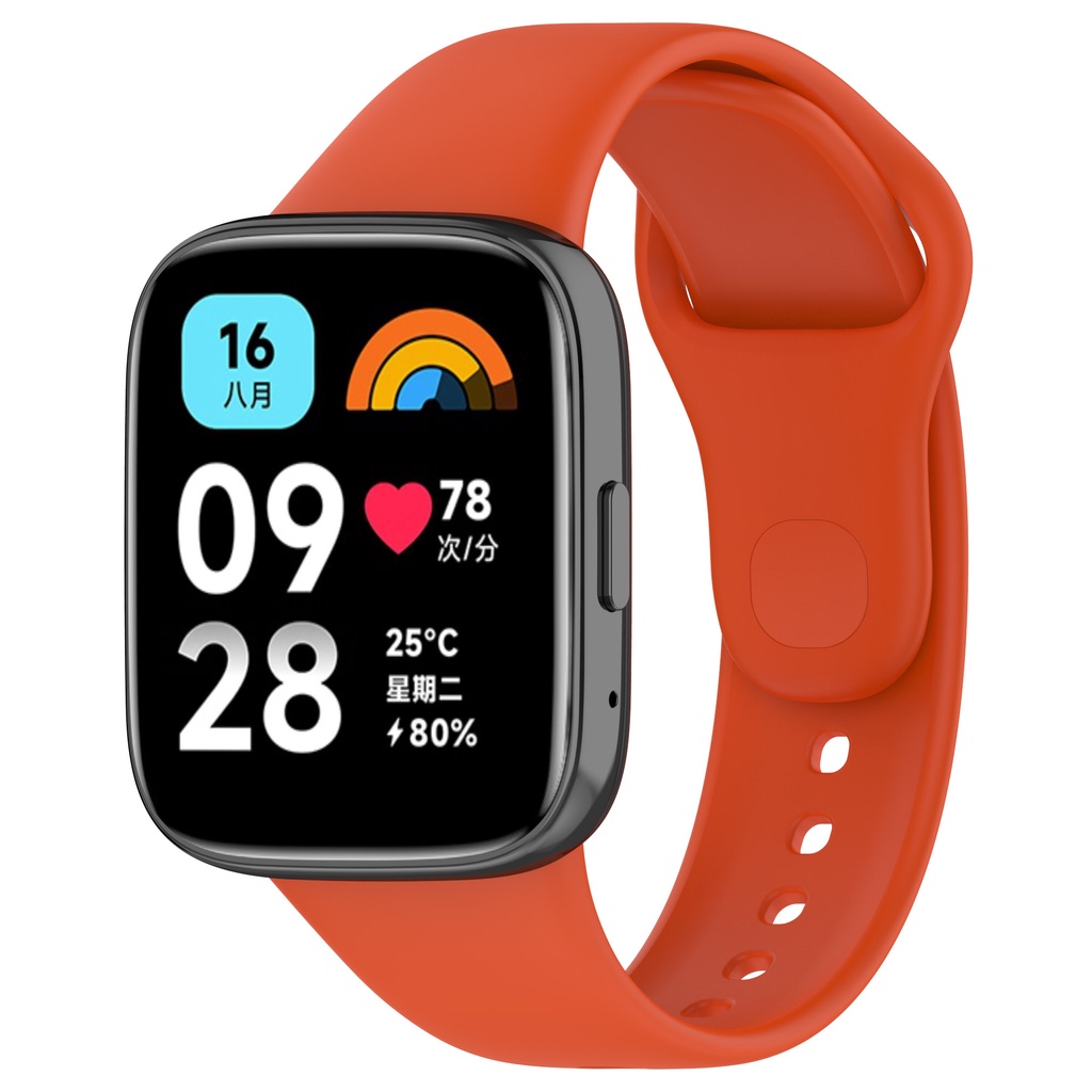 Dây Đeo Silicon Màu Kẹo Thời Trang Cho Đồng Hồ Thông Minh Xiaomi Redmi Watch 3 Active