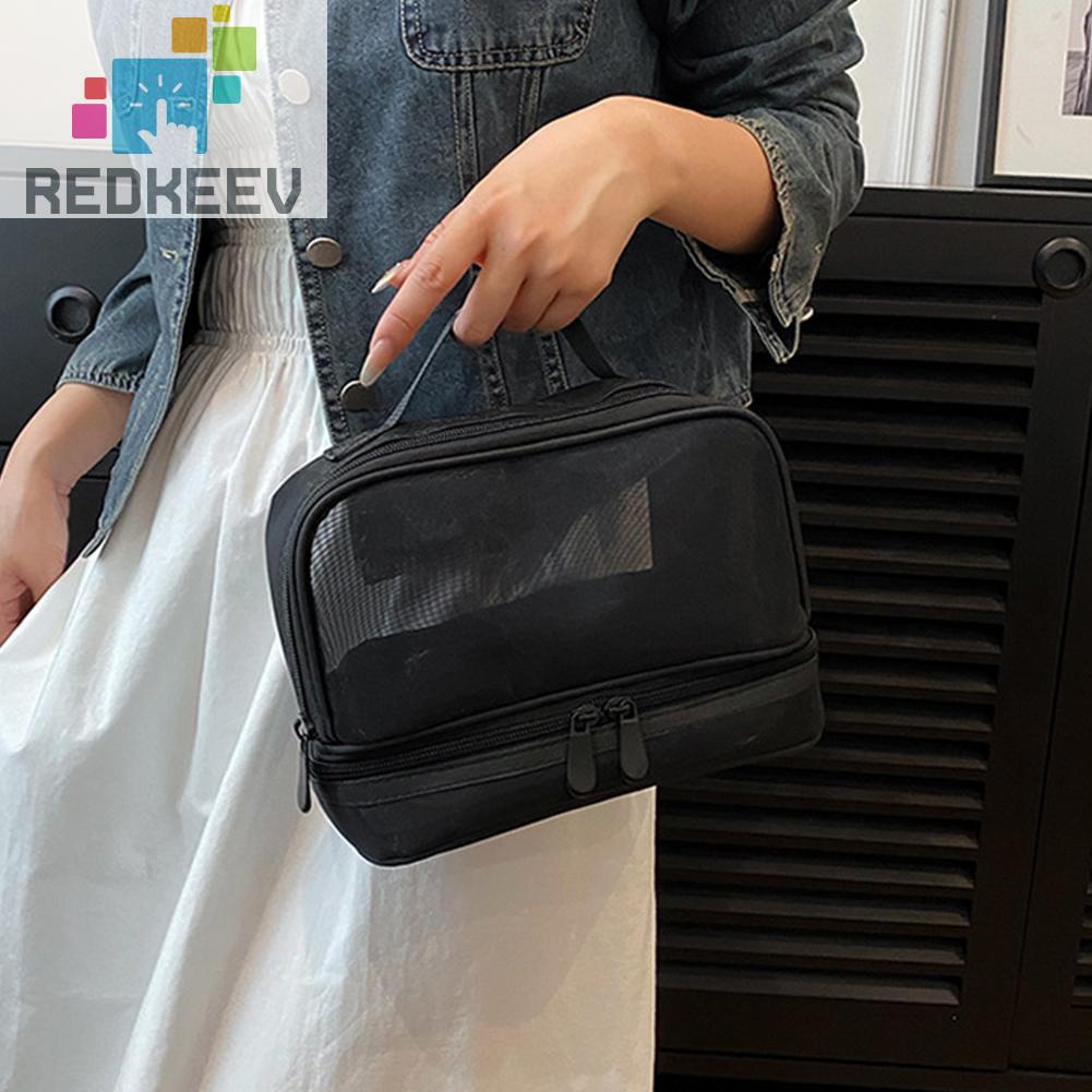 Túi Lưới Nylon Đựng Mỹ Phẩm Tiết Kiệm Không Gian Tiện Dụng Cho Gia Đình / Văn Phòng