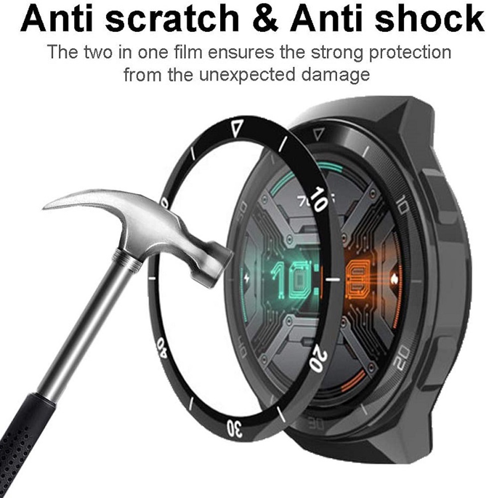 Kính Cường Lực Viền Cong 3D Bảo Vệ Màn Hình Cho Huawei Watch 4 Pro GT 3 Pro 46mm 43mm GT3 GT2 Pro GT 2 42mm GT 3 Runner gt2e