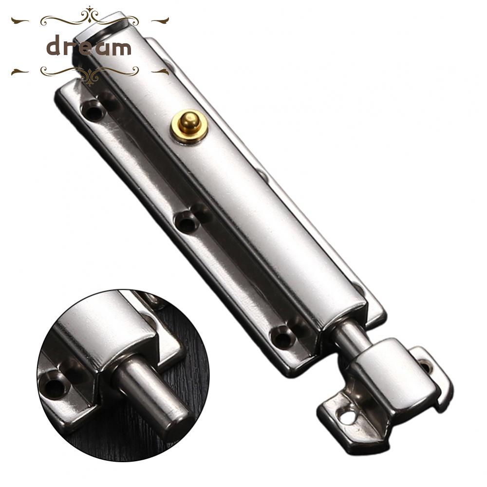 【DREAMLIFE】Self-elastic Latch Bolt Hardware Latch Self-elastic Sliding Stainless Steel
