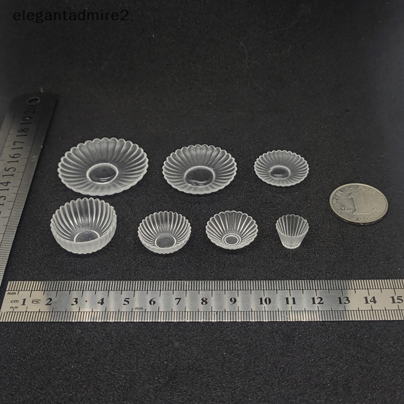 Mô Hình Chén Dĩa Bằng Silicone Dùng Trang Trí Nhà Búp Bê
