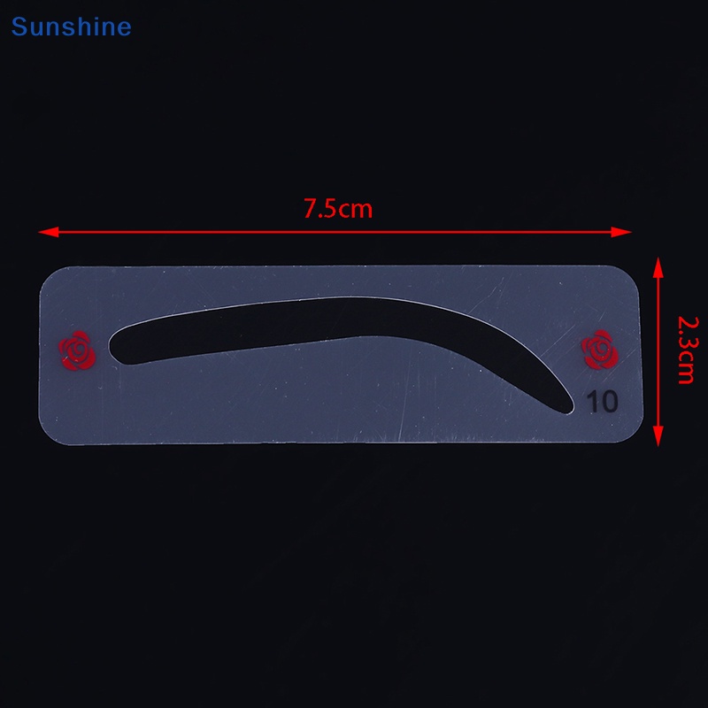 Set 24 Khuôn Kẻ Lông Mày Tiện Dụng Chất Lượng Cao