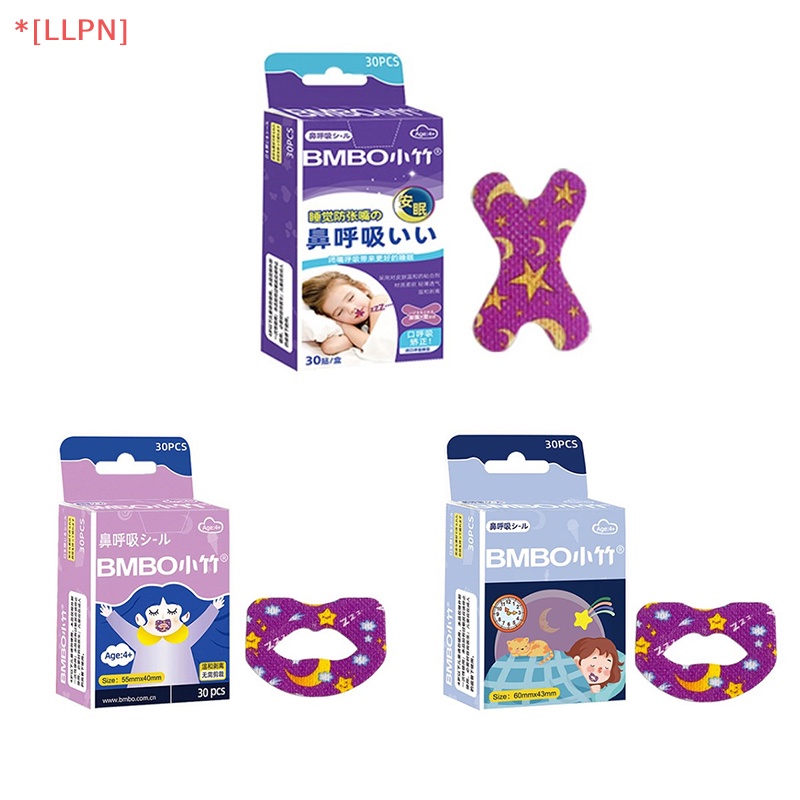 Set 30 Miếng Dán Mũi / Môi Chống Ngáy Tiện Dụng