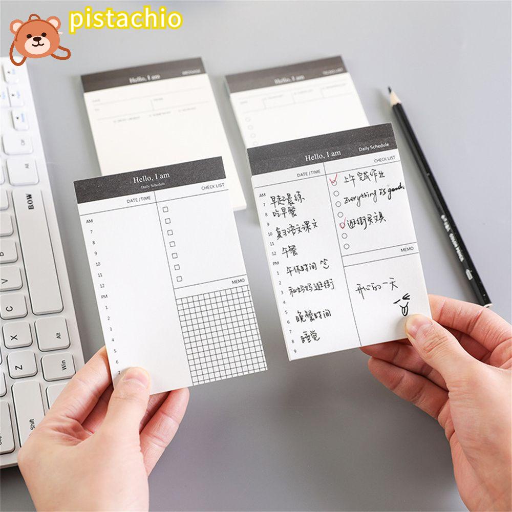 Giấy Ghi Chú Lên Kế Hoạch Hàng Ngày PISTA Lên Kế Hoạch Trong Tuần