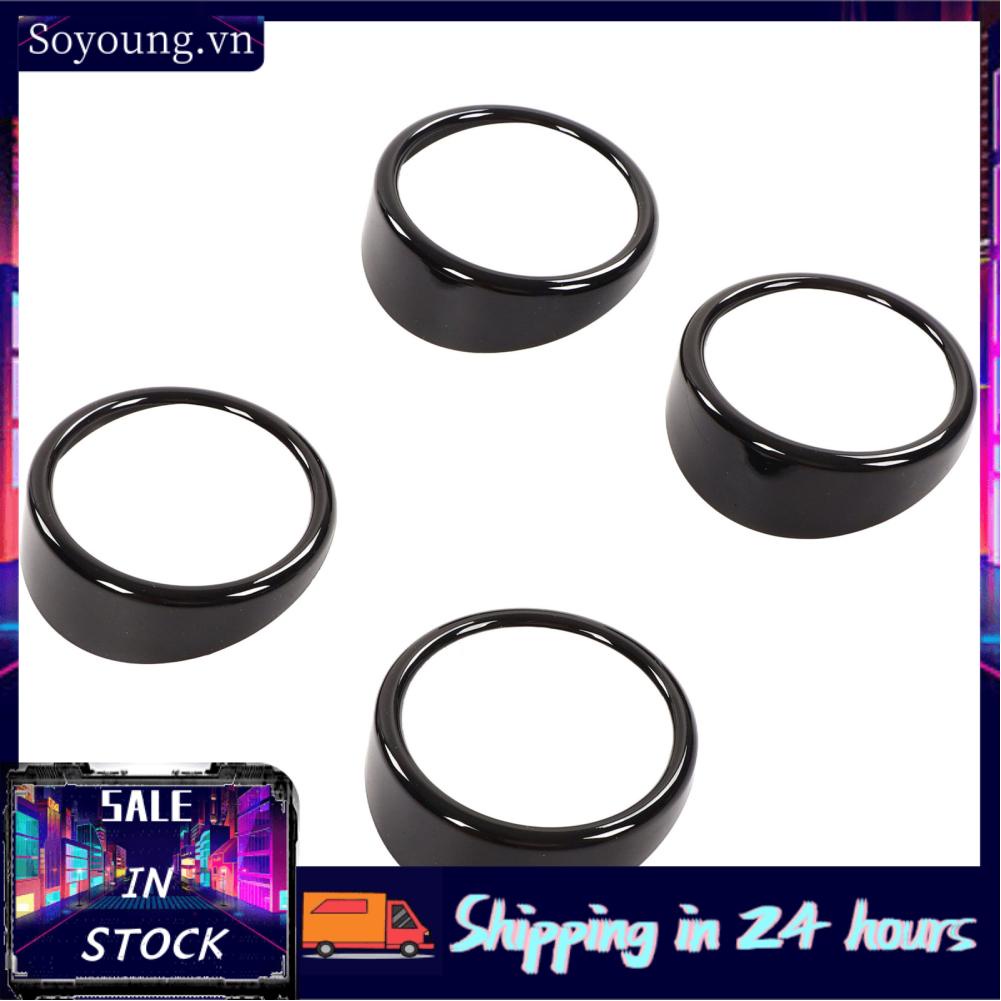 Soyoung AC Air Vent Ring Trim Interior Decor Outlet for Car Dashboard