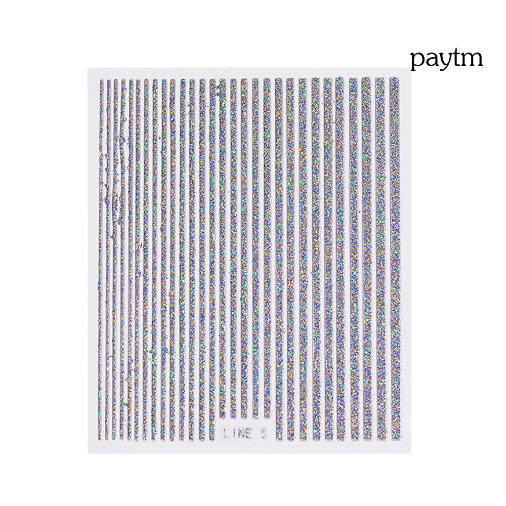 Miếng Dán Trang Trí Móng Tay Lấp Lánh Siêu Mỏng DIY