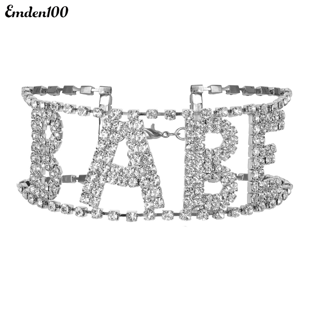 Vòng Cổ Đính Đá Không Phai Màu Thời Trang Cho Nữ