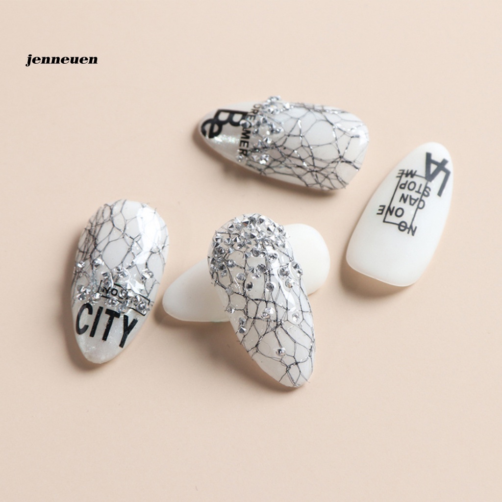 Miếng Dán Trang Trí Móng Tay Nghệ Thuật Dạng Lưới