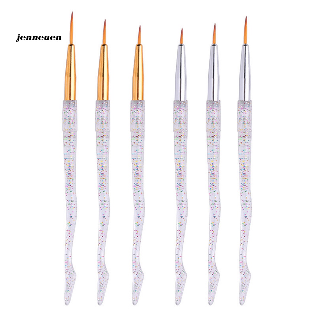 Set 3 Cọ Vẽ Trang Trí Móng Nghệ Thuật Di Động Tiện Dụng