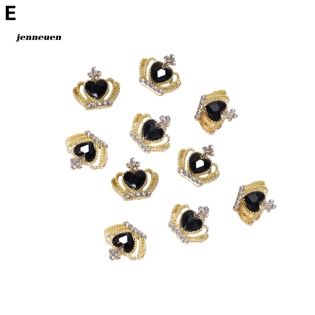 Jen Bộ 10 Đá Trang Trí Hoàn Hảo: Vương Miện Có Thể Sử Dụng Cho Tất Cả Các Loại Móng Tay Đó Là Món Quà Lý Tưởng Cho Bạn Gái Bạn Thân Etc On Mother 'S Day Vale