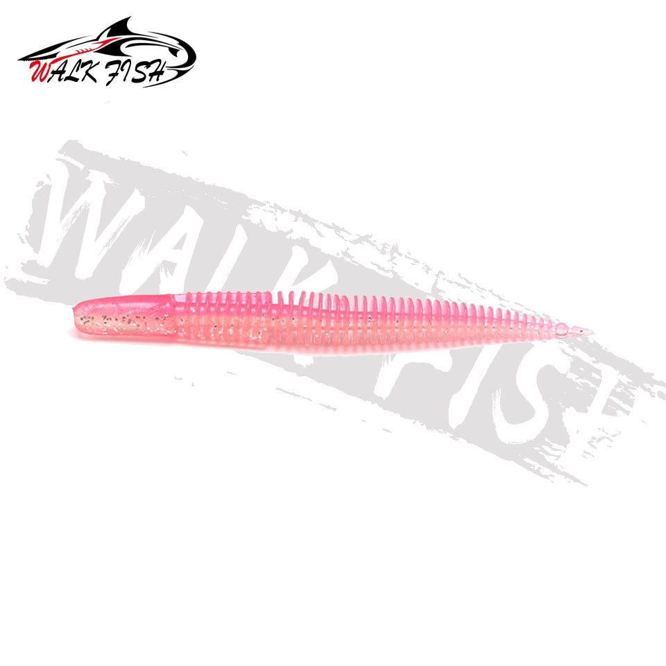 Mồi Câu Cá Giả Hình Sâu Mềm 65mm 85mm Độc Đáo