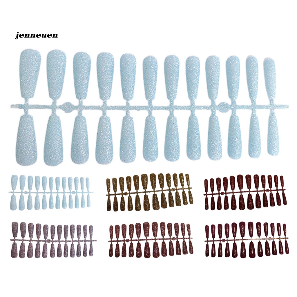 Jen Móng Tay Giả Dạng Nhấn Siêu Dài Hình Vuông Cực Thời Trang Dùng Hàng Ngày