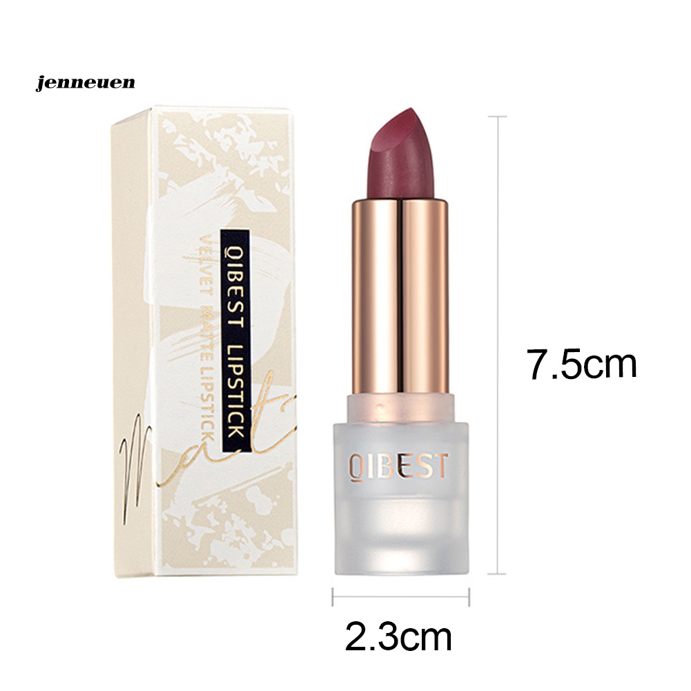 Son Môi QIBEST Chất Lì Mềm Mượt Lâu Trôi Dưỡng Ẩm Không Phai