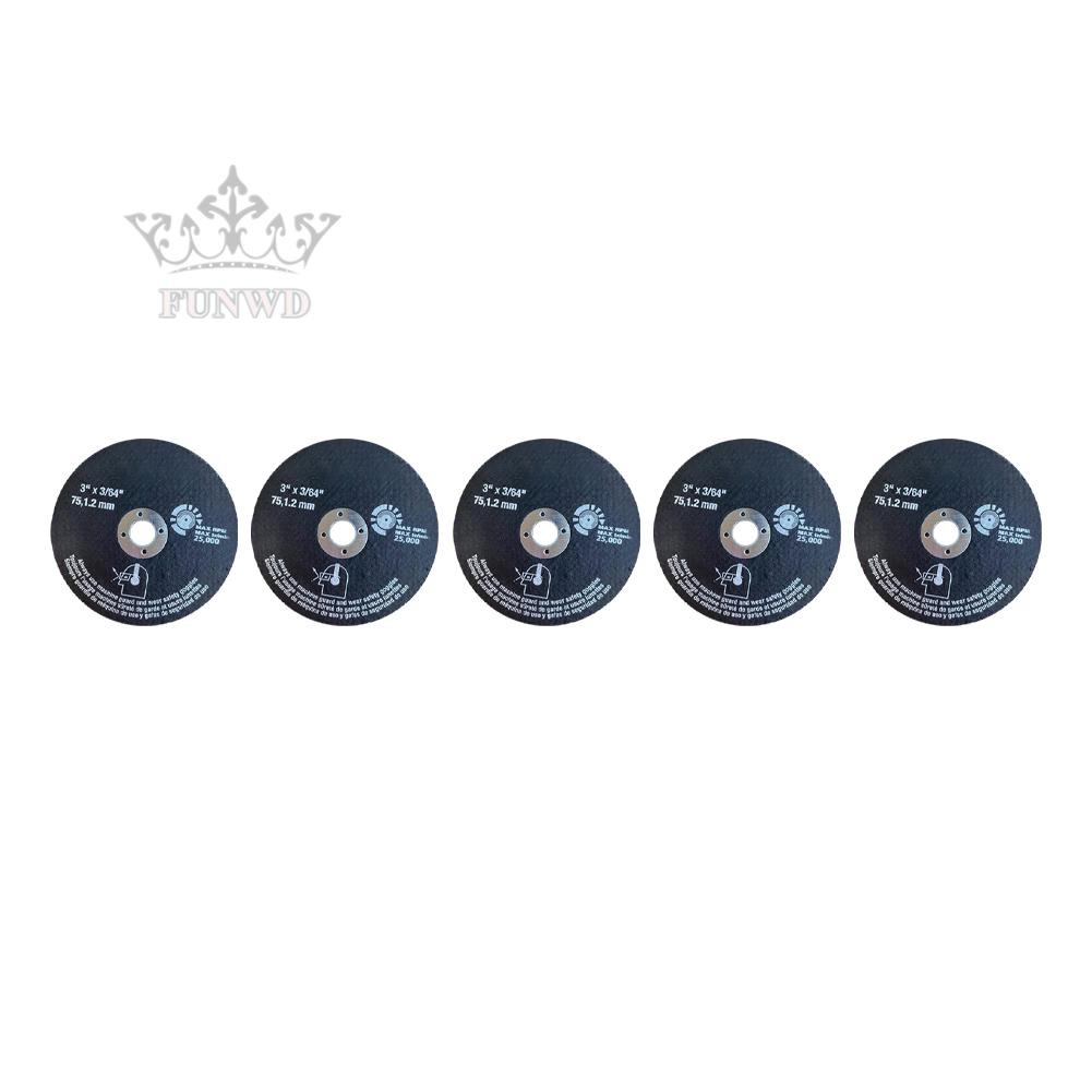 【FUNWD】Cutting Discs 5pcs For Stainless Steel Metals Circular Resin Saw Blade