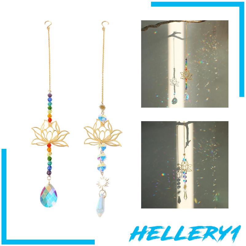 Vòng Bắt Giấc Mơ Cầu Vồng Lấp Lánh Treo Trang Trí Nhà Cửa / Xe Hơi