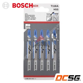 Lưỡi cưa lọng cắt kim loại T118A Bosch 2608631013 (01 lưỡi) | DCSG
