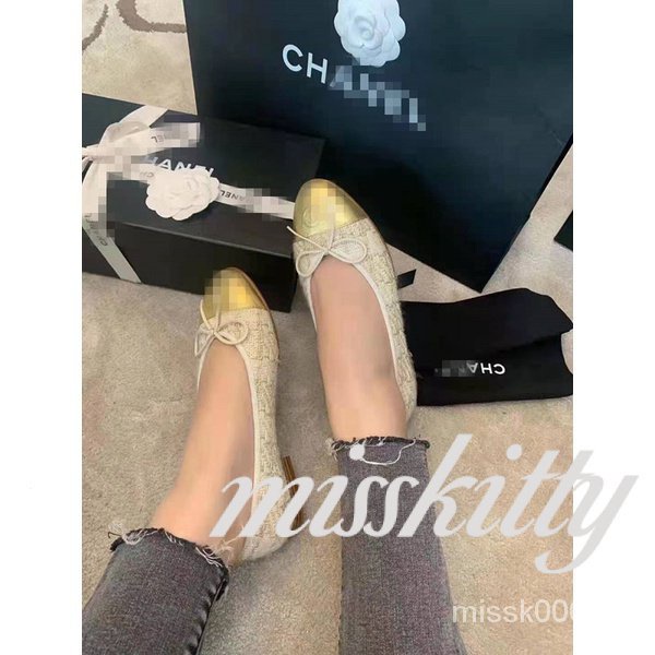 Giày Múa Ba Lê Đế Bằng Mũi Tròn Đính Nơ Màu Sắc Xinh Xắn Thời Trang Cho Nữ